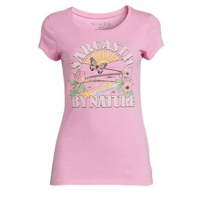 Wound Up Sarcastic By Nature short sleeve tee Woman/Junior XXXL (21)